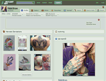Tablet Screenshot of fddcitron.deviantart.com