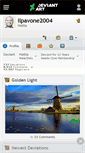 Mobile Screenshot of ilpavone2004.deviantart.com
