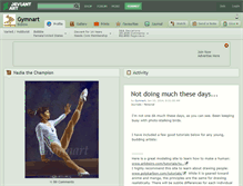 Tablet Screenshot of gymnart.deviantart.com