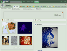 Tablet Screenshot of filidoria.deviantart.com