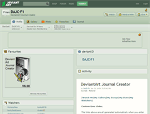 Tablet Screenshot of dajc-f1.deviantart.com