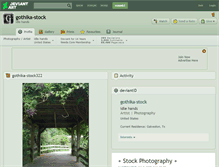 Tablet Screenshot of gothika-stock.deviantart.com