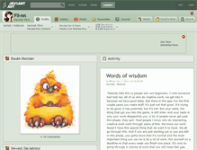 Tablet Screenshot of fli-nn.deviantart.com
