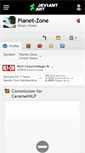 Mobile Screenshot of planet-zone.deviantart.com