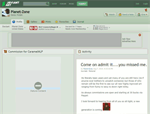 Tablet Screenshot of planet-zone.deviantart.com