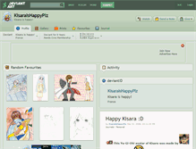 Tablet Screenshot of kisaraishappyplz.deviantart.com