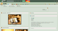 Desktop Screenshot of himagic.deviantart.com