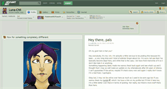 Desktop Screenshot of luna-chii.deviantart.com