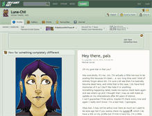 Tablet Screenshot of luna-chii.deviantart.com