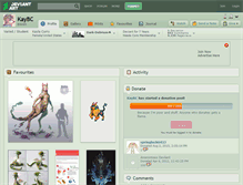 Tablet Screenshot of kaybc.deviantart.com
