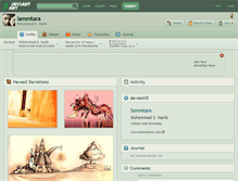 Tablet Screenshot of lammtara.deviantart.com