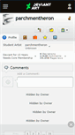 Mobile Screenshot of parchmentheron.deviantart.com