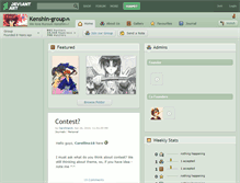 Tablet Screenshot of kenshin-group.deviantart.com