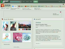 Tablet Screenshot of gresives.deviantart.com