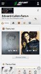 Mobile Screenshot of edward-cullen-fans.deviantart.com