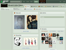 Tablet Screenshot of edward-cullen-fans.deviantart.com