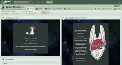Desktop Screenshot of brokenrhymes.deviantart.com
