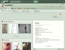 Tablet Screenshot of icecoldmice.deviantart.com