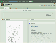 Tablet Screenshot of griffindogr34.deviantart.com