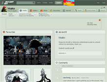 Tablet Screenshot of hisako.deviantart.com