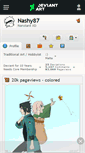 Mobile Screenshot of nashy87.deviantart.com