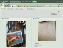 Tablet Screenshot of jubia58.deviantart.com