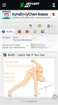 Mobile Screenshot of kyraenvychan-bases.deviantart.com
