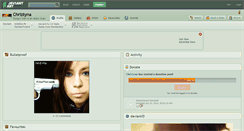 Desktop Screenshot of chriztyna.deviantart.com