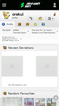 Mobile Screenshot of orakul.deviantart.com