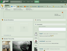 Tablet Screenshot of orakul.deviantart.com
