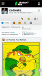 Mobile Screenshot of icedsnake.deviantart.com