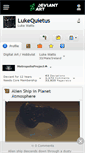 Mobile Screenshot of lukequietus.deviantart.com