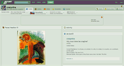 Desktop Screenshot of crazynina.deviantart.com
