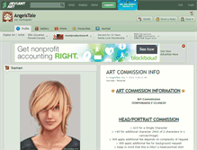 Tablet Screenshot of angelstale.deviantart.com