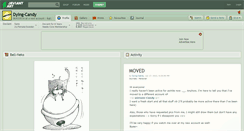 Desktop Screenshot of dying-candy.deviantart.com