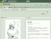 Tablet Screenshot of dying-candy.deviantart.com