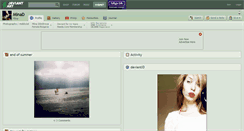 Desktop Screenshot of minad.deviantart.com