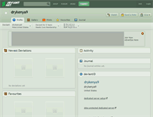 Tablet Screenshot of drykenya9.deviantart.com