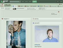 Tablet Screenshot of eriksucks.deviantart.com