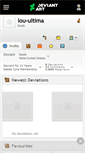 Mobile Screenshot of lou-ultima.deviantart.com