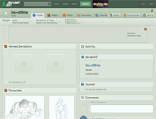 Tablet Screenshot of lou-ultima.deviantart.com