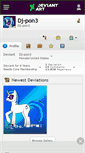 Mobile Screenshot of dj-pon3.deviantart.com