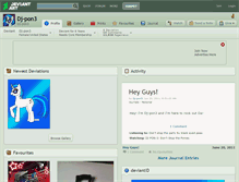 Tablet Screenshot of dj-pon3.deviantart.com