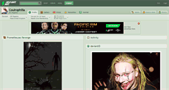 Desktop Screenshot of coulrophilia.deviantart.com