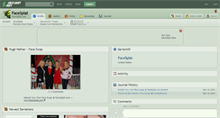Desktop Screenshot of facesplat.deviantart.com