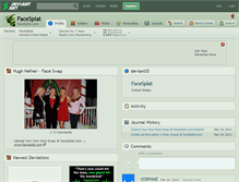 Tablet Screenshot of facesplat.deviantart.com