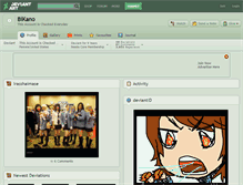 Tablet Screenshot of bikano.deviantart.com