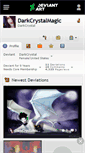 Mobile Screenshot of darkcrystalmagic.deviantart.com