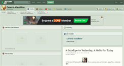 Desktop Screenshot of general-klaudnine.deviantart.com