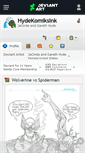 Mobile Screenshot of hydekomiksink.deviantart.com